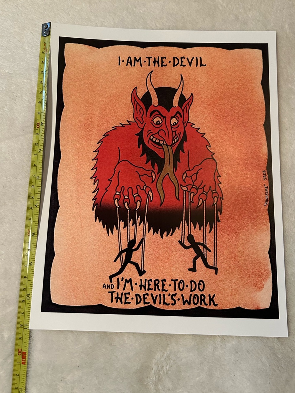 Print mountain vvitch bdsm Halloween witch spooky wall decor alt devil Lucifer